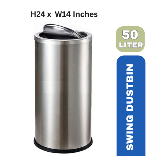 Stainless Steel Swing Bin – 50L & 70L
