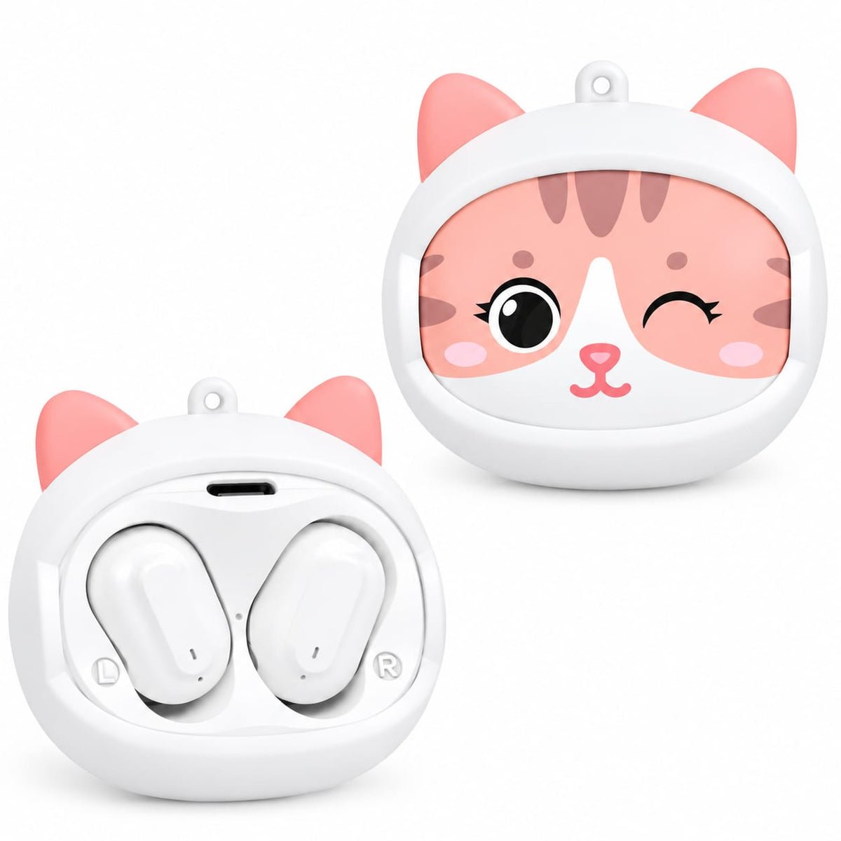 MDHL Face Changing Wireless Earbuds 360° Rotating