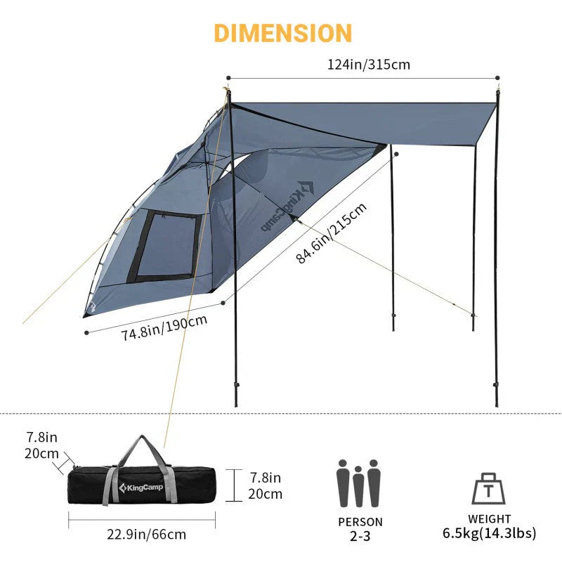 KingCamp Compass Plus Awning KT2005