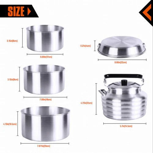 KingCamp KP3903 Aluminum Kettles