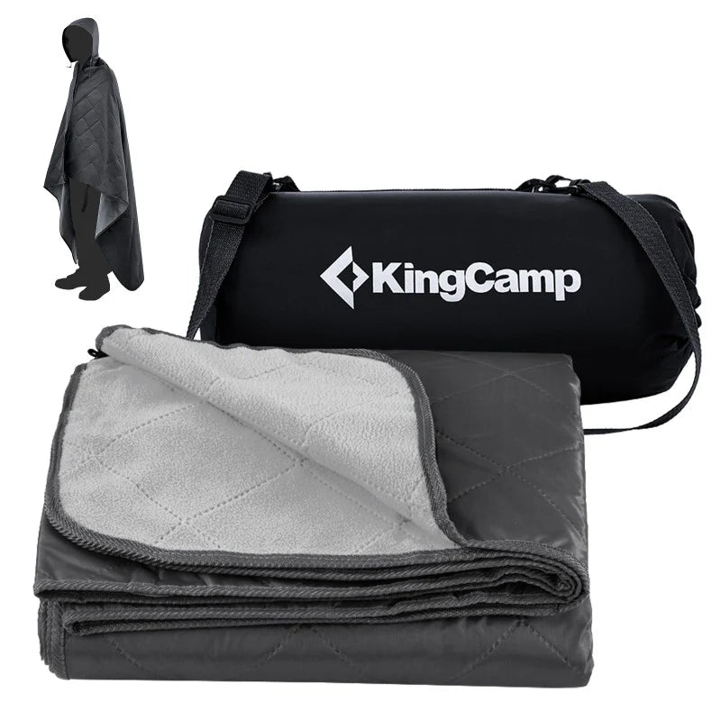 Kingcamp – Multi-Purpose Rain Coat &amp; Blanket Black KP2101