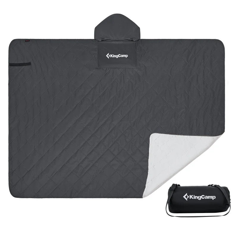 Kingcamp – Multi-Purpose Rain Coat &amp; Blanket Black KP2101