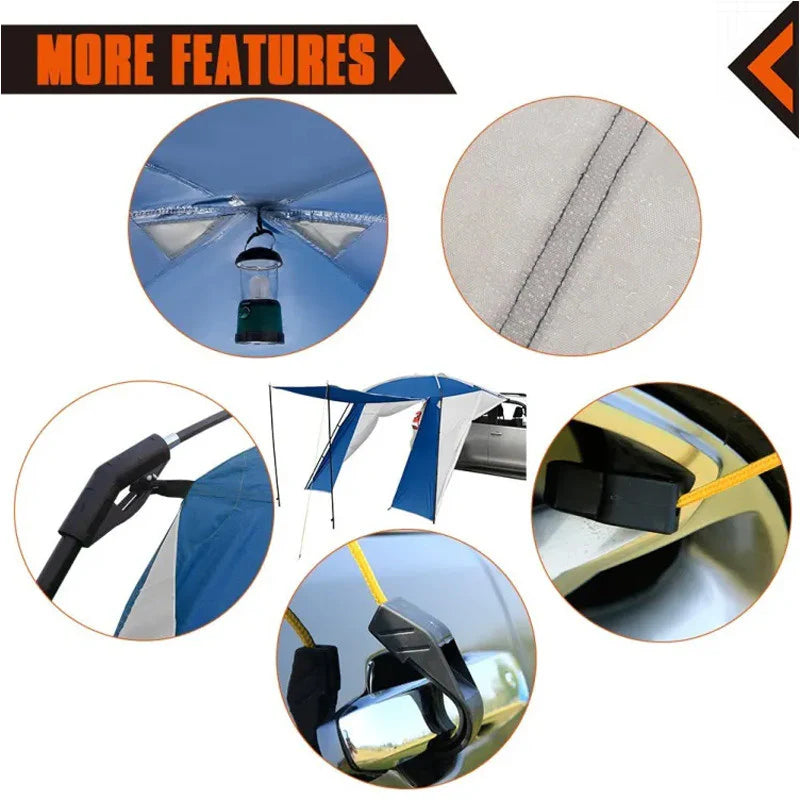 KingCamp Portable Waterproof Catania Premium Car Tent