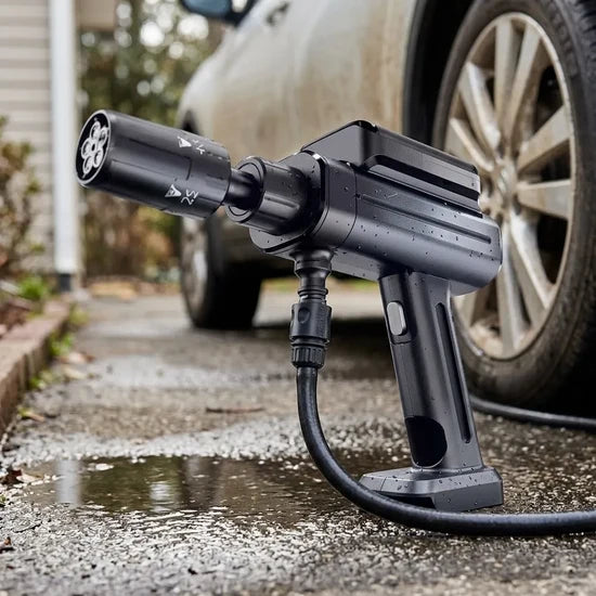 MDHL MD-X9 Foldable Cordless Car Washing Machine 120W High-Pressure Portable Washer | 4000mAh