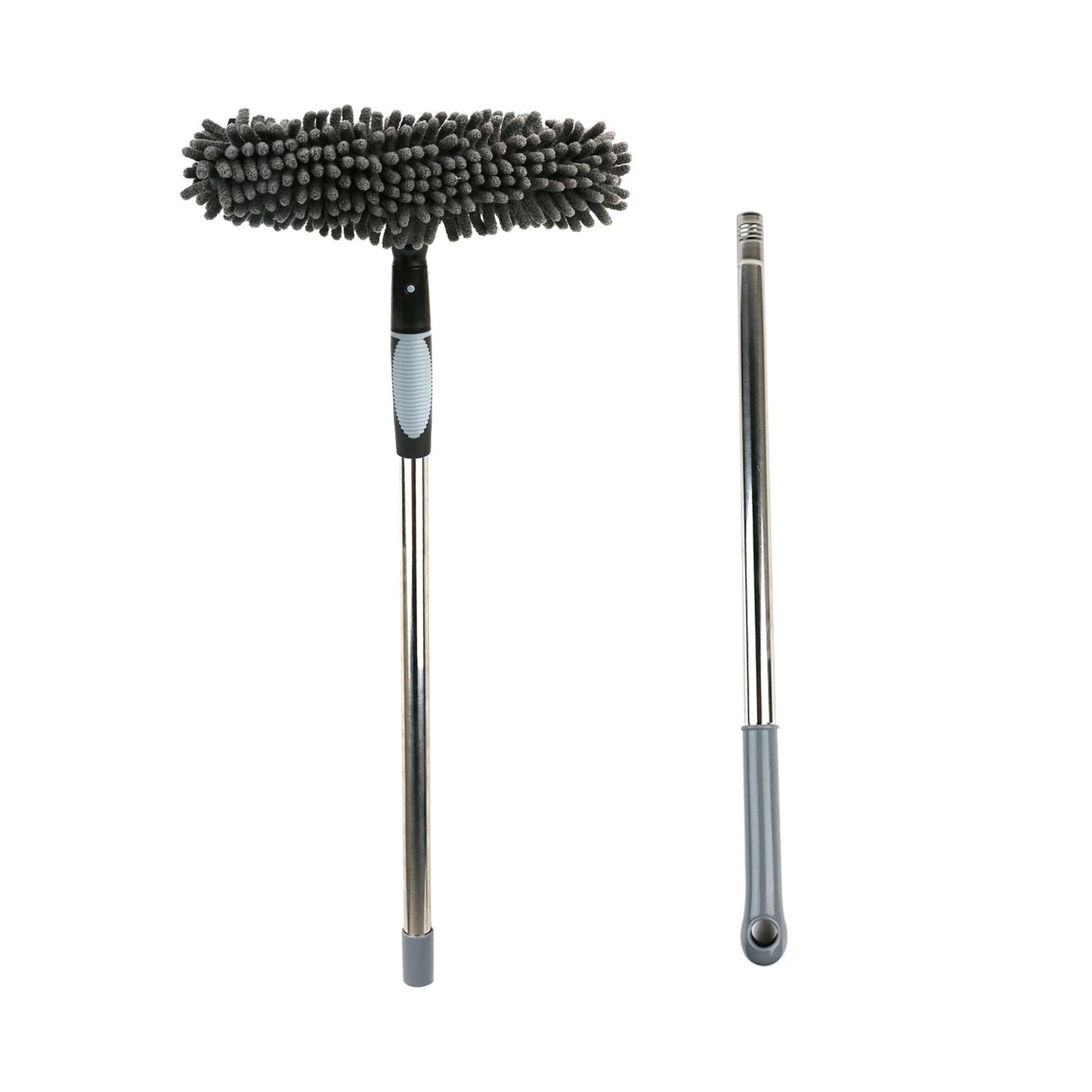 HISTAR Window  & Glass Panel Cleaner – 10" Squeegee & Microfiber Scrubber (6.6 FT)