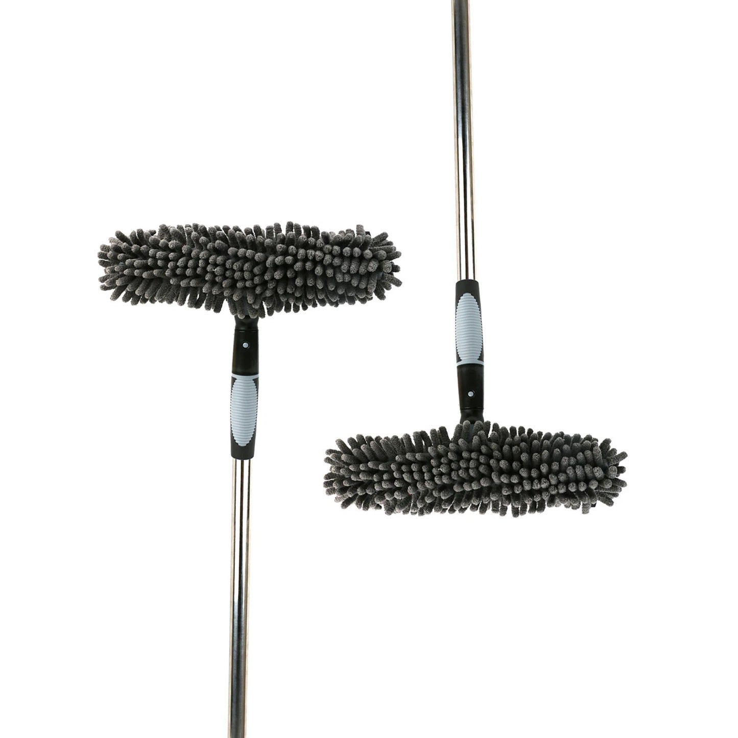 HISTAR Window  & Glass Panel Cleaner – 10" Squeegee & Microfiber Scrubber (6.6 FT)