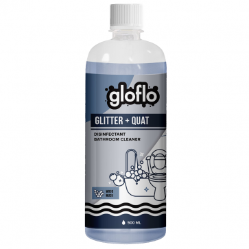 Gloflo Glitter + Quat – Wood Musk (Remove Stains & Disinfects 500ml)