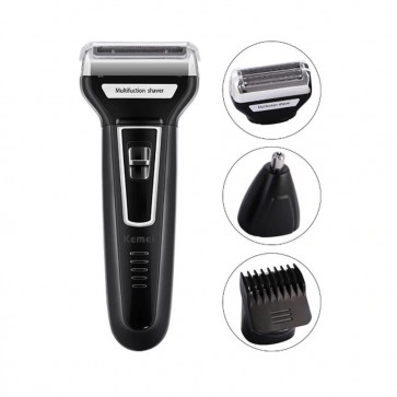 Kemei (3 IN 1) Rechargeable Shaver