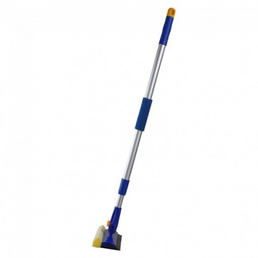 Window & Glass Cleaner With Telescopic Handle & Rubber Squeegee (LARGE) 