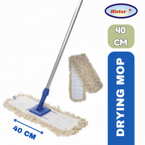 HISTAR Cotton Drying Mop With SS Handle -40CM