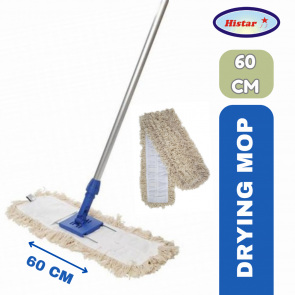 HISTAR Cotton Drying Mop With SS Handle – 60CM