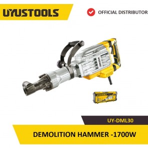 UYUSTOOLS - Demolition Hammer Drill Machine (1700Watt) UY-DML30-CL
