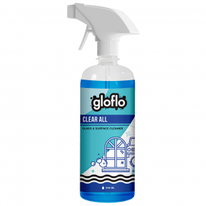 Gloflo Clear All (Window and Glass Cleaner - Spray Bottle 500ml)
