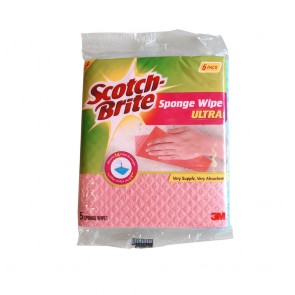 Scotch-Brite Sponge Wipe ( 5Pcs Multicolor Pack)