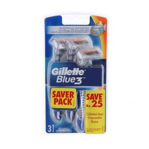 Gillette Blue 3 (3 Pcs Economy Pack)