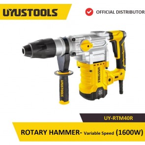 UYUSTOOLS - Rotary Hammer Drill Machine - Variable Speed 40MM (1600Watt) UY-RTM40R