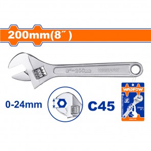 Wadfow - Adjustable Wrench 8" (WAW1108)